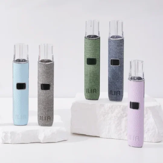 ILIA哩啞布紋皮革系列電子煙主機｜一代智能版400mAh大電量-零度霧化
