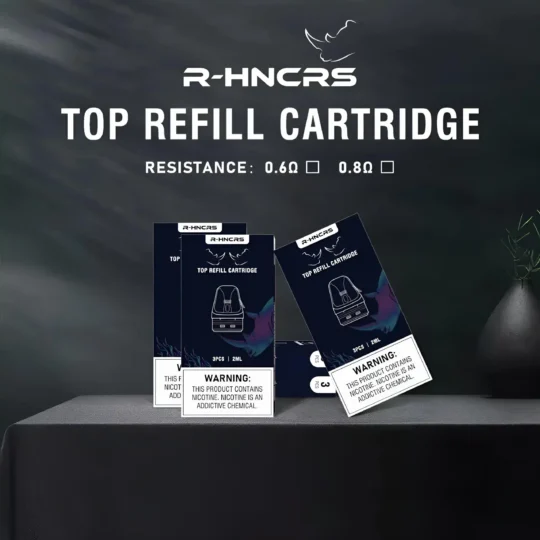 REFILLABLE 空彈｜R-HNCRS犀牛｜適配小蠻牛與OXXVA XLIM全系列-零度霧化