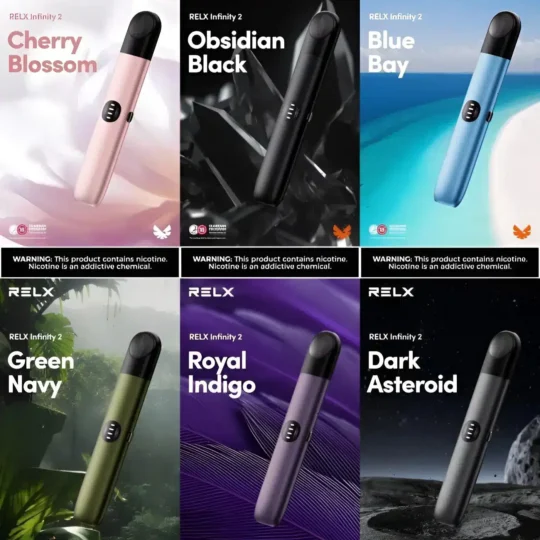 RELX 悅刻6代電子煙主機｜Infinity 2三檔功率調節｜Type-C快充｜多款煙彈適配-零度霧化