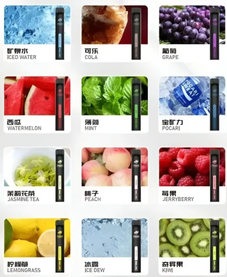 SALT SHAQ 鯊克7000口拋棄式煙桿｜持久續航・經典口感 小黑條-零度霧化